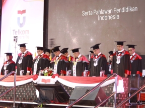 Telkom University Purwokerto Luluskan 722 Wisudawan