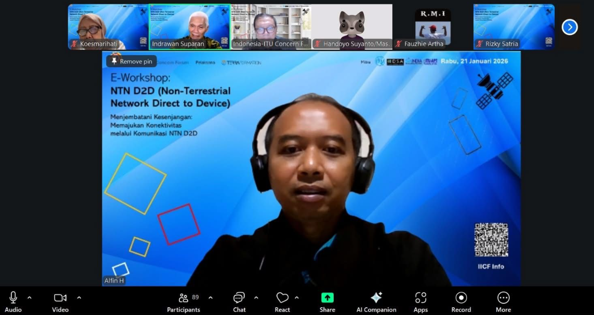 Indonesia–ITU Concern Forum Gelar E-Workshop NTN Direct-to-Device Bahas&hellip;