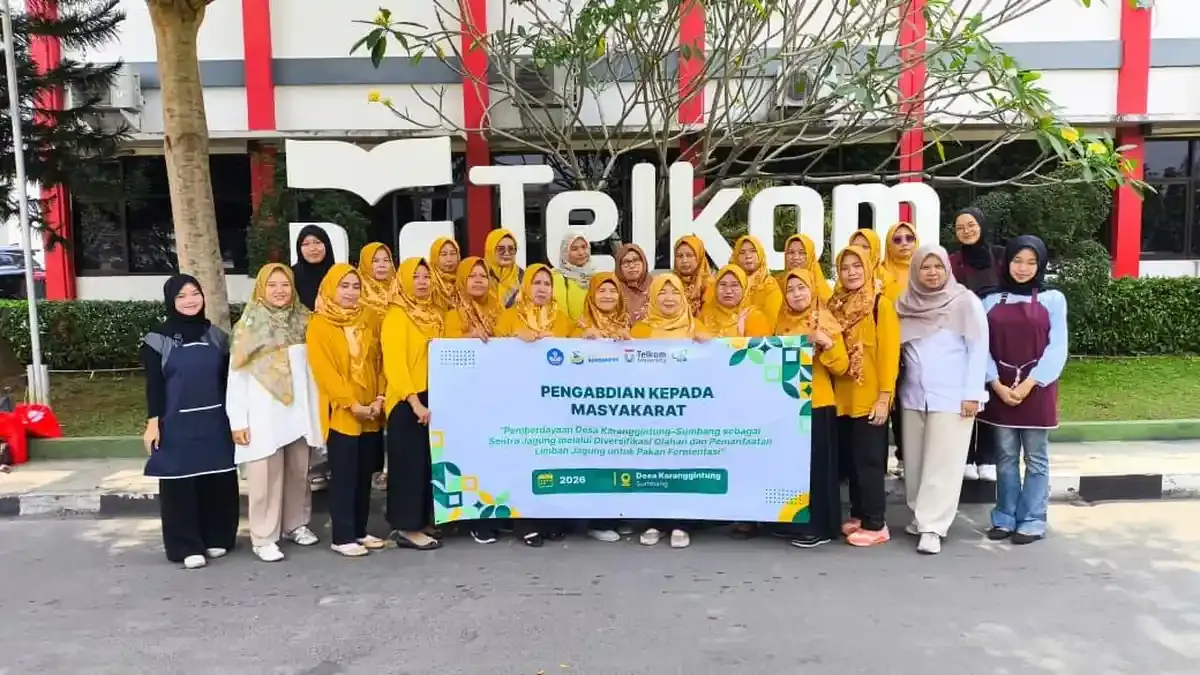 Telkom University Purwokerto Dorong Diversifikasi Olahan Jagung di Desa Karanggintung melalui Susu dan Es Krim Jagung